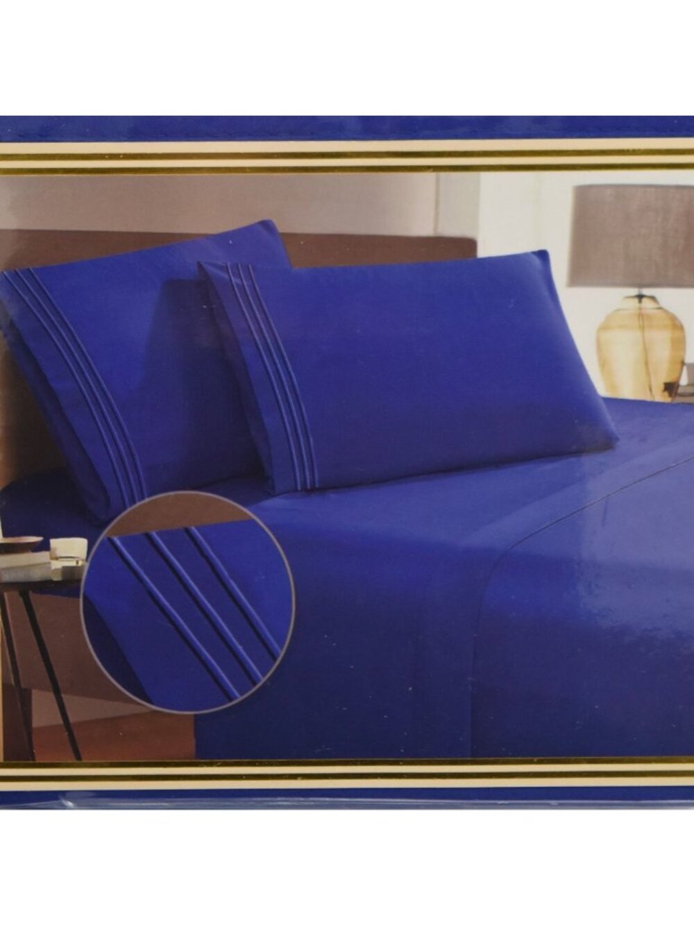 Elegant Comfort 1500 Premium Bed Sheet Set Twin Twin XL 4 Piece  Blue